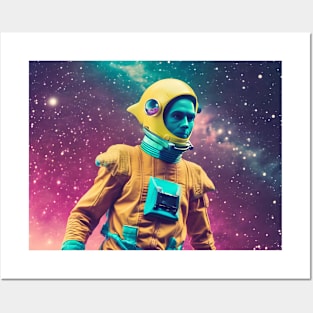 Retro Spaceman Posters and Art